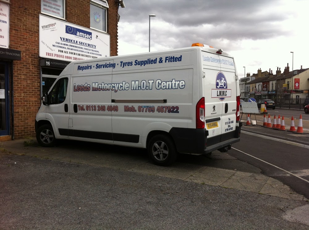 Leeds Motorcycle MOT Centre workshop